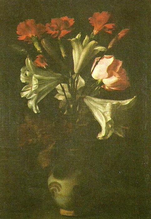 Francisco de Zurbaran flower vase